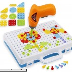 Fcoson Educational Building Blocks Construction Games with Toy Drill Screw for Toddlers Kids Boys Girls Over 4  B07G266DM7